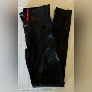 Faux Leather Moto Leggings